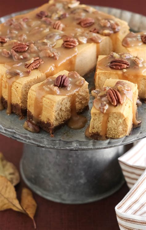 Sweet Potato Pecan Praline Cheesecake Bars Sprinkle Bakes