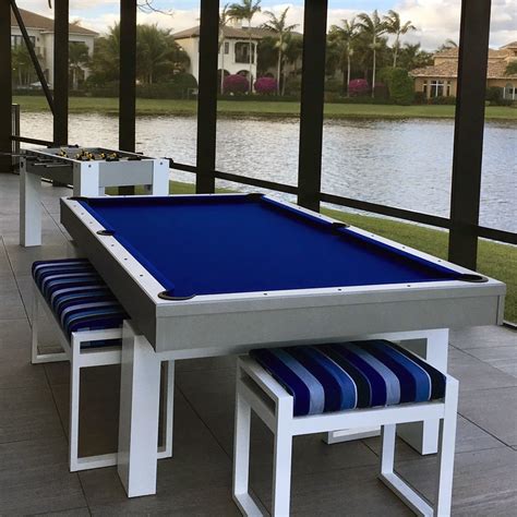 South Beach Outdoor Pool Table Fodor Billiards