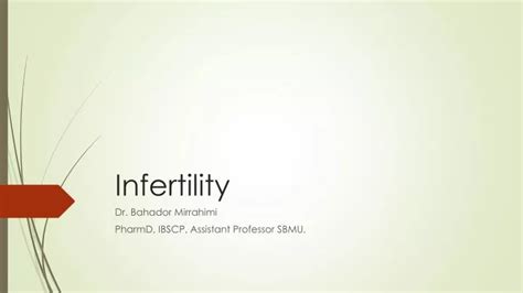 Ppt Infertility Powerpoint Presentation Free Download Id9312703