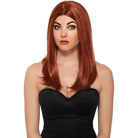 Adult Black Widow Winter Soldier Wig Rc 53055 Medieval Collectibles