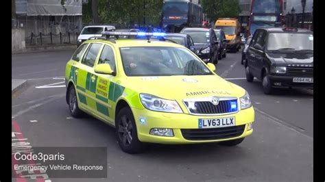 London Advanced Paramedic Practitioner Rapid Response Vehicle Youtube