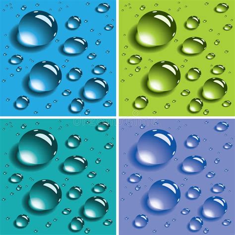 Water Drops Stock Vector Illustration Of Beautiful Pure 14592416