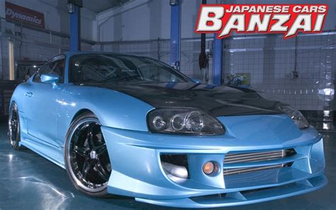 Beautiful Baby Blue Toyota Supra Featured On Banzai Magazine