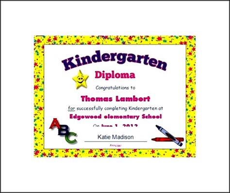 50 Off Sale Preschool Diploma Graduation Printable Editable 11