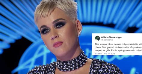 Katy Perry Kissed An ‘american Idol Contestant And He Called The Situation “uncomfortable” — Video