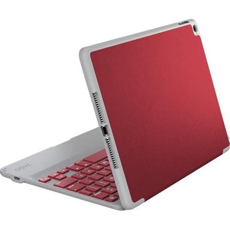 Zagg Zaggfolio Bluetooth Keyboard Case For Apple Ipad Air 2 Red
