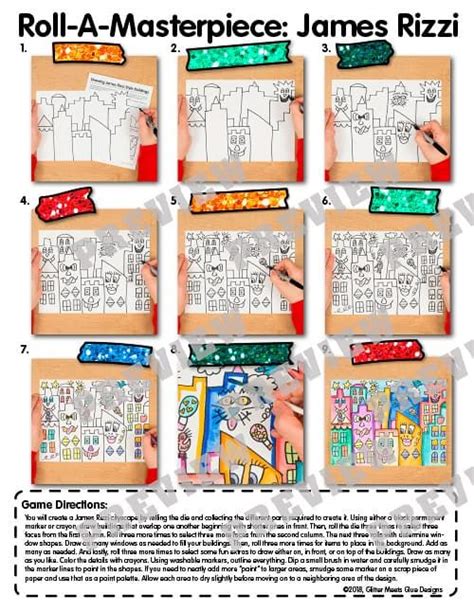 James Rizzi Cityscape Art Game Art Lessons For Kids