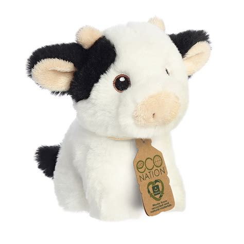 Eco Nation Mini Cow Soft Toy Aurora World Ltd