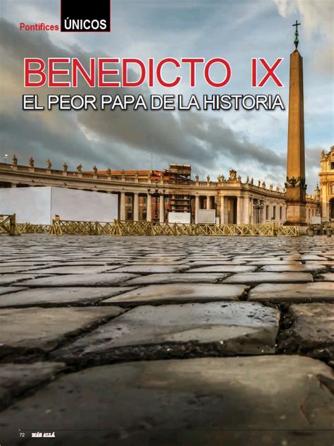 benedicto ix el papa más depravado de la historia pressreader