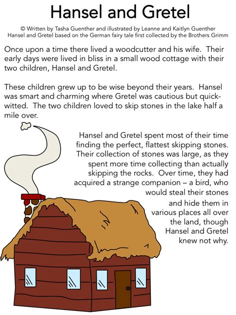 Print The Story Of Hansel And Gretel