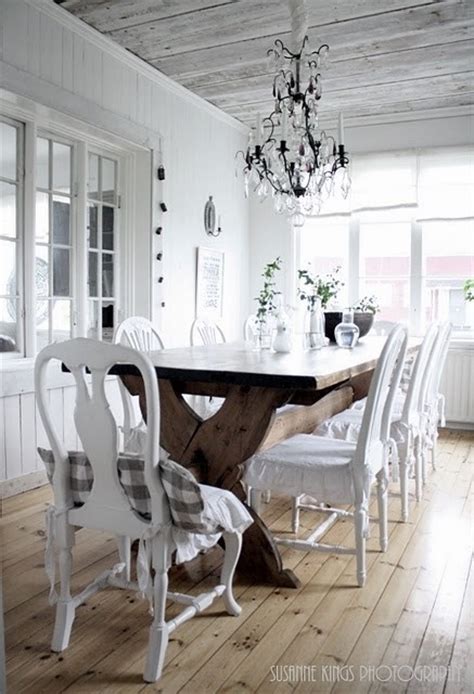 47 Calm And Airy Rustic Dining Room Designs Digsdigs