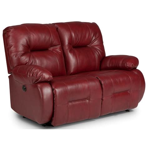 Best Home Furnishings Brinley 2 Space Saver Power Reclining Loveseat