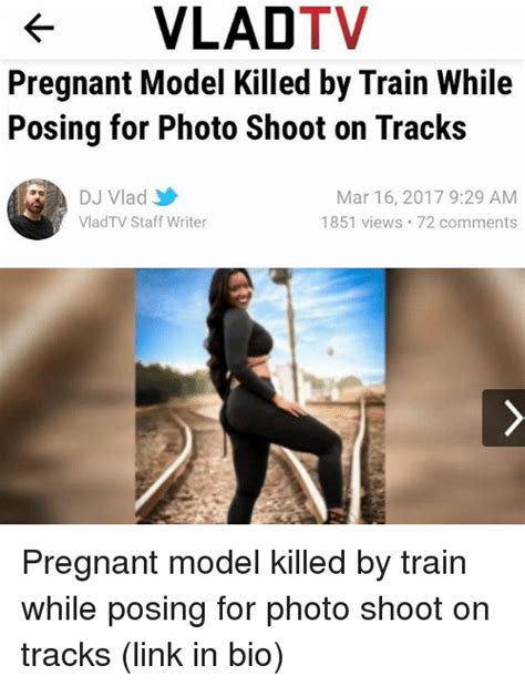 Vlad Tv Pregnant Model Killed By Train While Posing For Photo Shoot On