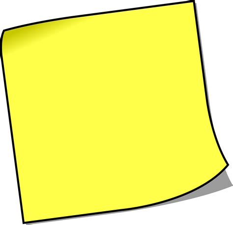 Free Microsoft Sticky Note Cliparts Download Free Microsoft Sticky