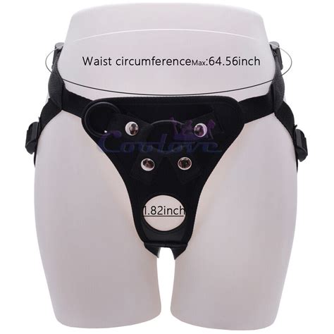 Strapon Realistic Dildo Pants Harness For Men Strap Ons Double Hole With Rings EBay