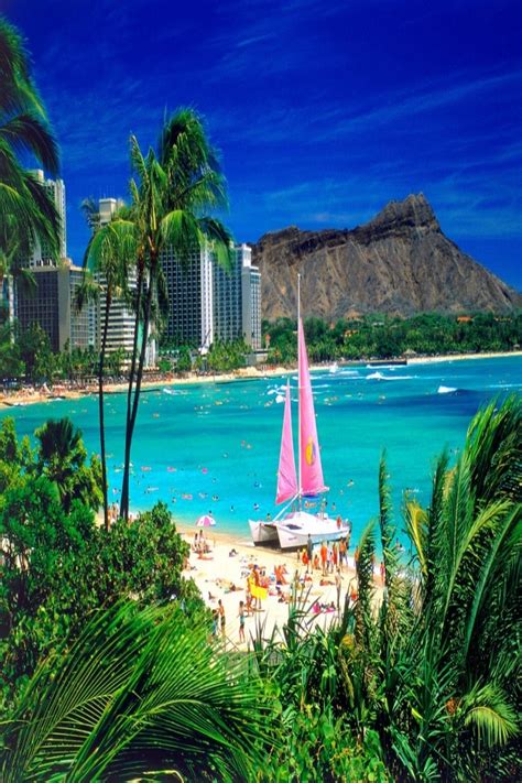 Waikiki Beach Desktop Wallpaper Wallpapersafari