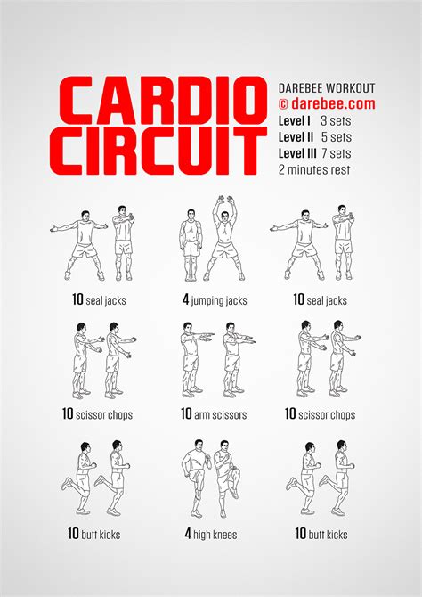 Cardio Circuit Workout Cardio Circuit Beginner Cardio Workout Cardio Workout At Home