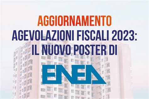 Aggiornamento agevolazioni fiscali 2023 è stato pubblicato il nuovo