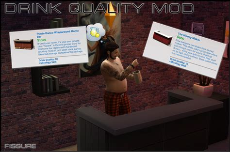 Bar Mod Inreases The Drink Quality On All Bars The Sims 4 Mods
