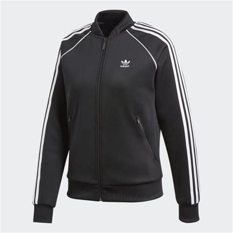The sst track jacket debuted on the court in 1979, when it quickly became an essential for tennis training. adidas SST Track Jacket - Black | adidas US