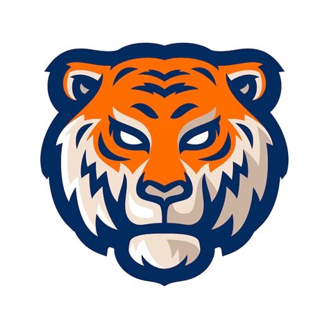 Illustration Vectorielle De Tigre E Sport Logo Mascot Modèle Vecteur