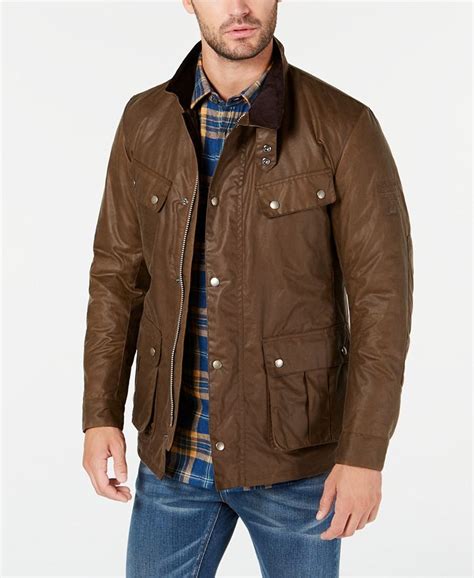 Barbour International Steve Mcqueen Mens Duke Wax Jacket Created For