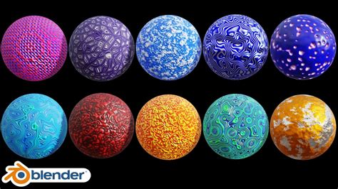 How To Make Procedural Abstract Materials Blender Tutorial