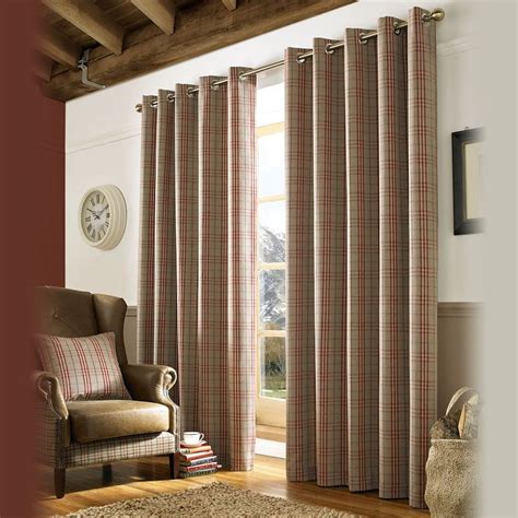 Im Shopping Red Archie Fully Lined Eyelet Curtain In The Debenhams