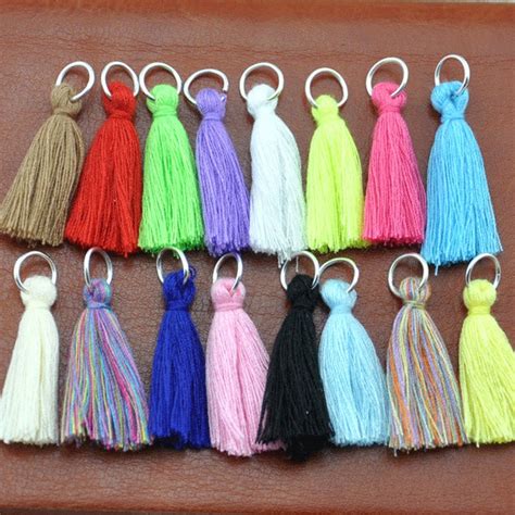19 Color Mini Tassels Diy Craft Supplies Jewelry Tassels Etsy