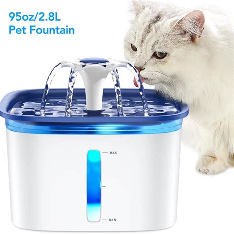 95oz28l Pet Fountain Cat Dog Water Fountain Dispenser With Smart
