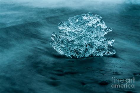 Iceberg Ice On Black Sand Beach Photograph By Levin Rodriguez Fine