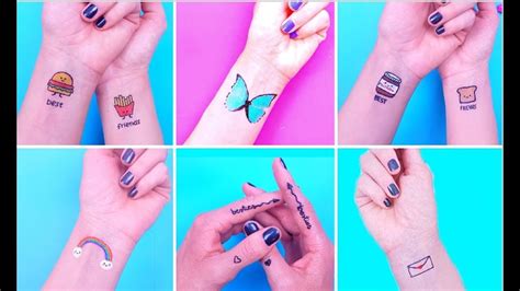 Diy Temporary Tattoos At Home Fake Tattoos That Look Real Compilation Youtube