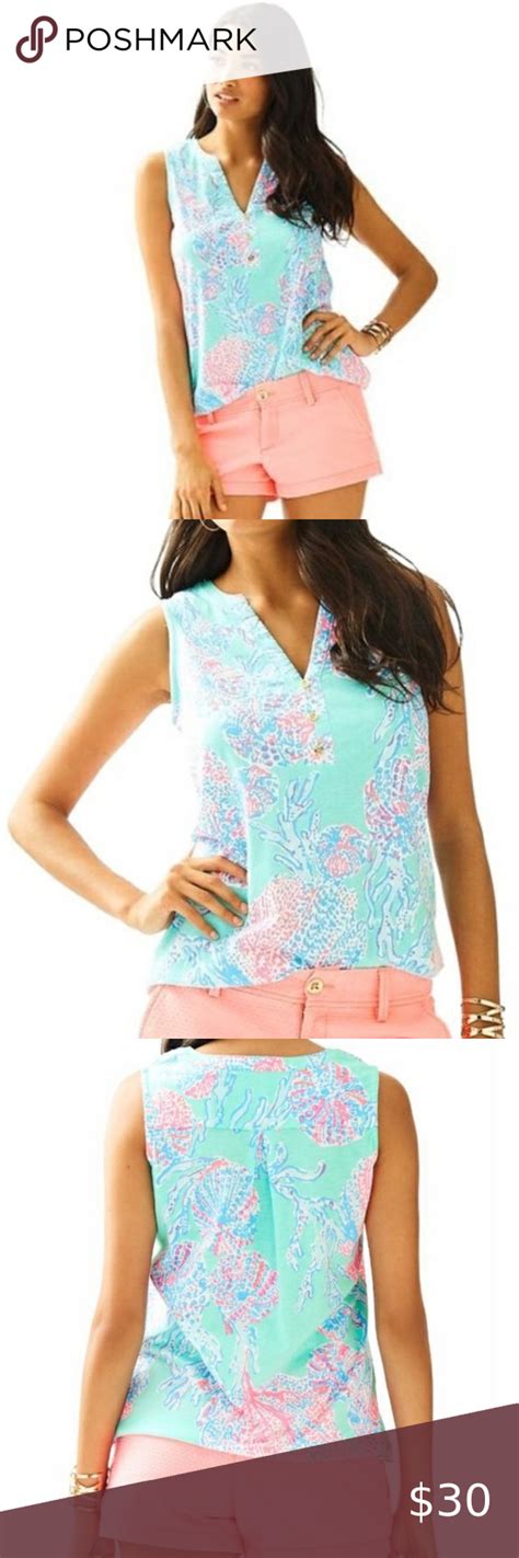 Lilly Pulitzer Essie Tank Top Xxs Lilly Pulitzer Tops Lily Pulitzer