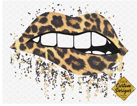 Leopard Lips Sublimation Transfer Jjdfw Custom Designs