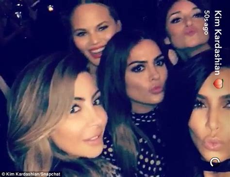 Kim Kardashian Takes Snapchat Selfie Of Her Extremely Ample Cleavage On