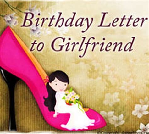 Birthday Letter To Girlfriend Free Letters