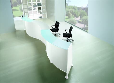 Glass Reception Desk Richardsons Office Furniture And Supplies