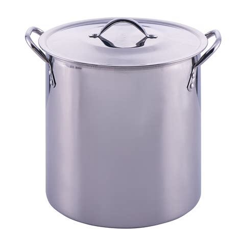 Mainstays 16 Qt Stainless Steel Stock Pot With Metal Lid