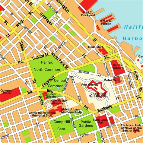 Map Halifax Ns Nova Scotia Canada Maps And Directions At Hot Map