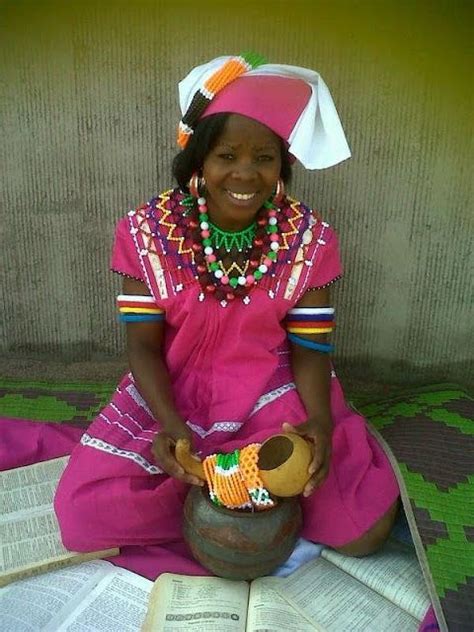 Bapedi Woman South African Traditional Dresses African Fashion Women Sepedi Traditional Attire