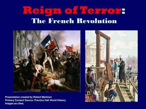 Reign Of Terror French Revolution