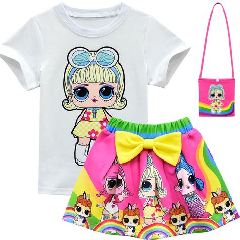 ️ Ready Stock Kame Baby Girls Dress Lol Surprise Doll Dress Short