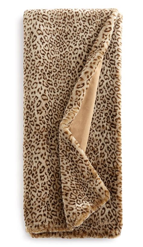 Dian Austin Couture Home Snow Leopard Faux Fur Throws Fur Fashion