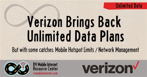 Verizon Brings Back Unlimited Data Plans With Some Catches Mobile