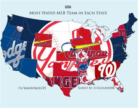 Map Shows Each States Most Hated Mlb Team Sports Illustrated