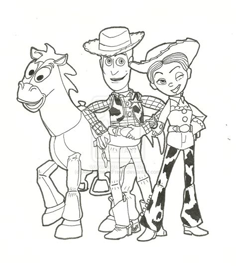 41 Woody Toy Story Printable Coloring Pages