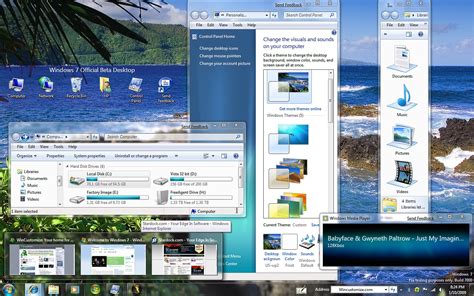 Screenshots Windows 7 Official Beta Free Download
