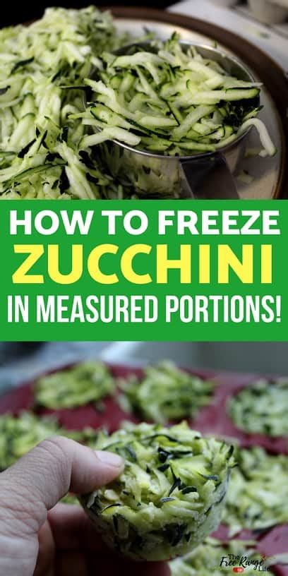 Remove the squash from the water with a slotted spoon and immediately place in a bowl of ice water for another minute to stop the cooking. How to Freeze Zucchini {in Measured Portions|