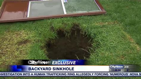 Mystery Of The Giant Backyard Sinkhole Solved Youtube