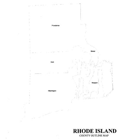 Rhode Island County Map Jigsaw Genealogy